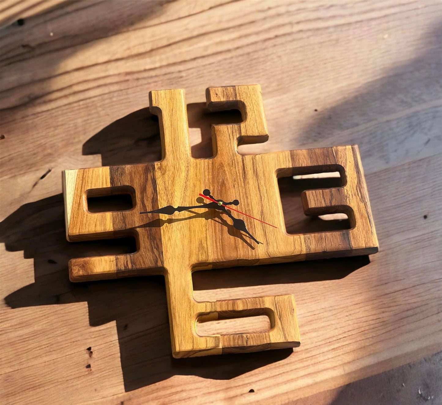 Wooden clock