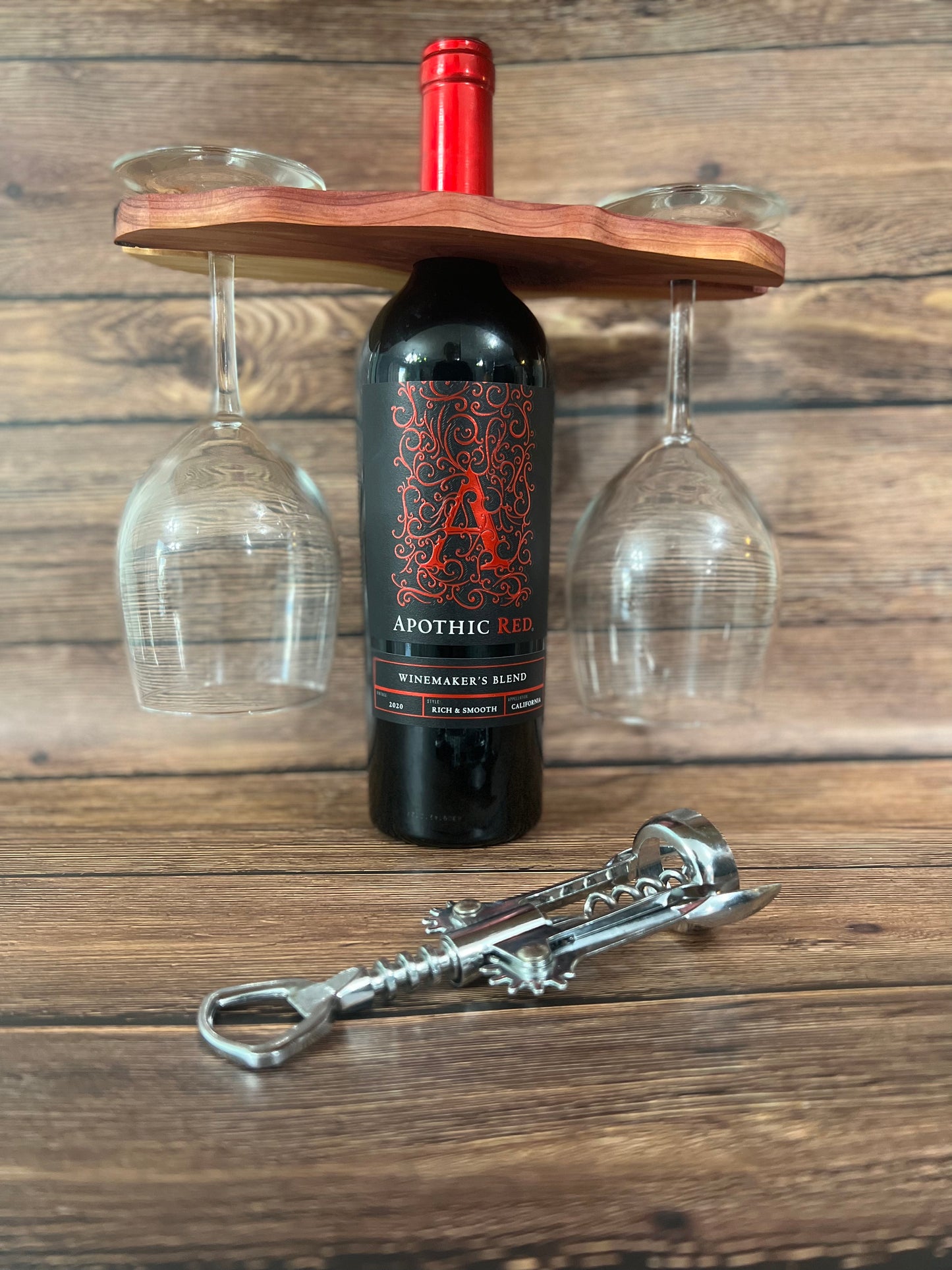 Epoxy Wooden Wine Bottle Topper